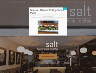 saltrestaurant.com.au screenshot