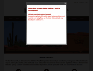 saltriverlandfill.com screenshot