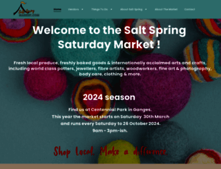 saltspringmarket.com screenshot