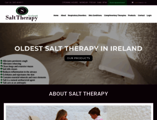 salttherapyireland.ie screenshot