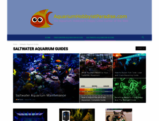 saltwateraquariumhobby.com screenshot