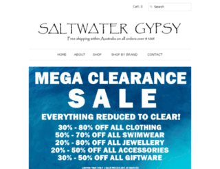 saltwatergypsy.com.au screenshot