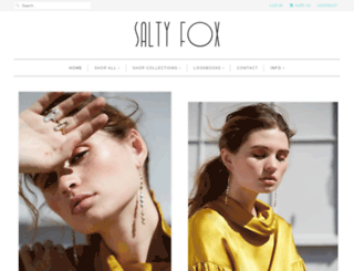 saltyfoxjewelry.com screenshot