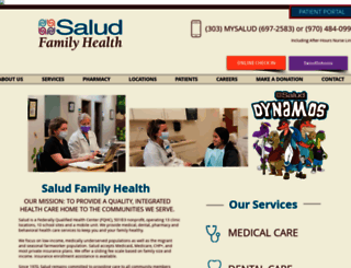 saludclinic.org screenshot