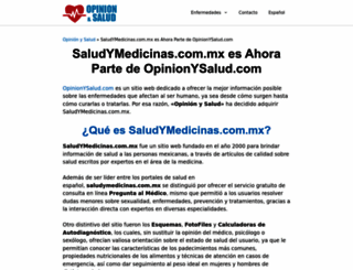 saludymedicinas.com.mx screenshot