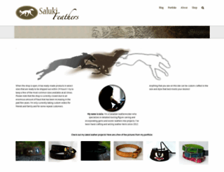 salukifeathers.com screenshot