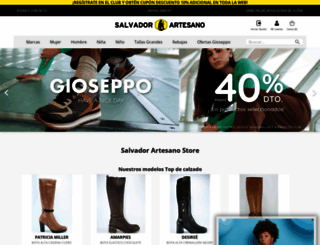 salvadorartesano.com screenshot