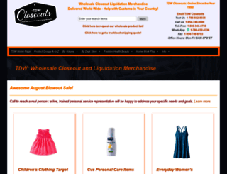 salvagemerchandise.com screenshot