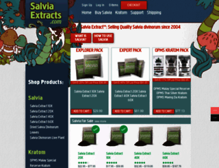 salviaextracts.com screenshot