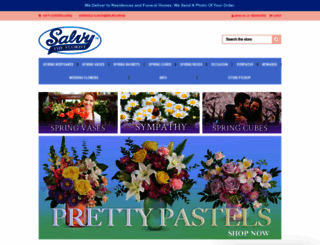 salvytheflorist.com screenshot