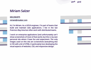 salzerdesign.com screenshot