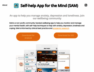 sam-app.org.uk screenshot