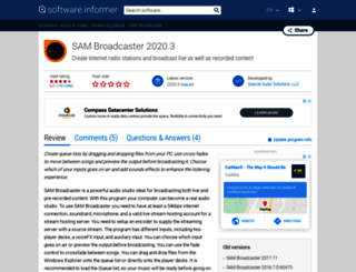 sam-broadcaster.informer.com screenshot