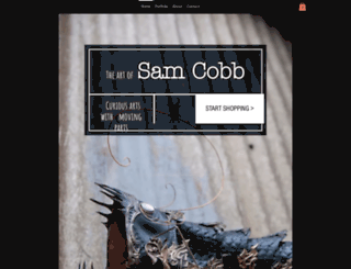sam-cobb.com screenshot
