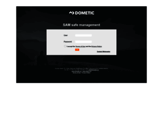 sam.dometic.com screenshot