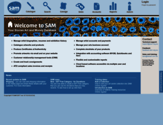 sam.org.au screenshot