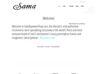 samaeyewearshop.com screenshot