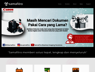 samafitro.co.id screenshot