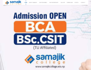 samajikcollege.edu.np screenshot