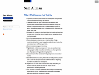 samaltman.com screenshot