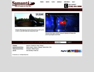 samantashoes.com screenshot