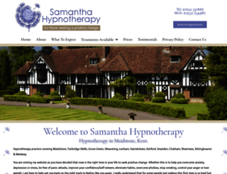 samanthahypnotherapy.co.uk screenshot