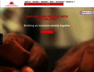 samarthanam.org screenshot