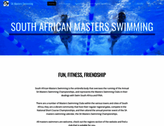 samastersswimming.com screenshot