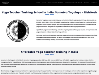 samatva-yogalaya.com screenshot