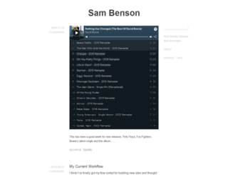 sambenson.co.uk screenshot