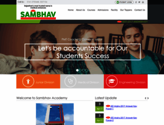 sambhavacademy.com screenshot