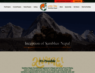 sambhavnepal.org screenshot