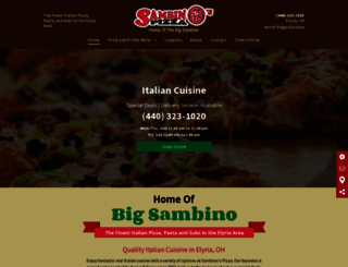 sambinospizza.com screenshot
