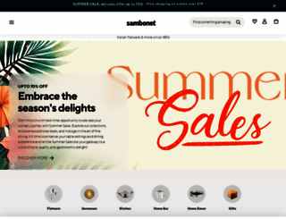 sambonet-shop.com screenshot