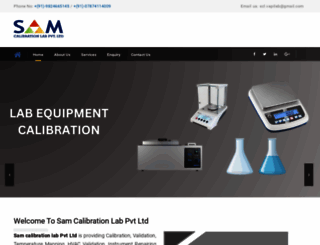samcalibrationlab.com screenshot