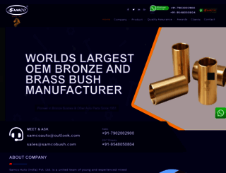 samcoautoindia.com screenshot