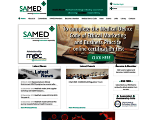 samed.org.za screenshot