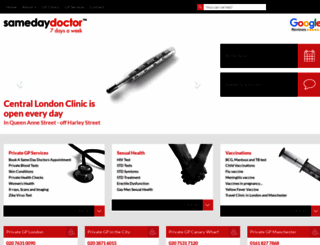 samedaydoctor.org screenshot