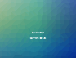 samen.co.za screenshot