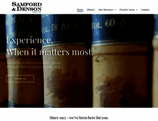 samfordlaw.com screenshot