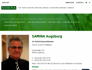 samina-augsburg.de screenshot