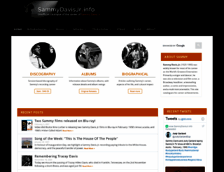 sammydavisjr.info screenshot