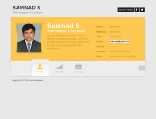 samnads.com screenshot