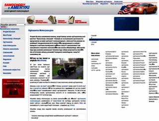 samochodyzameryki.pl screenshot