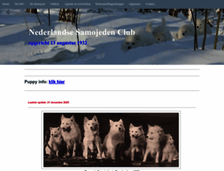 samojedenclub.nl screenshot