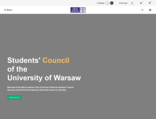 samorzad.uw.edu.pl screenshot