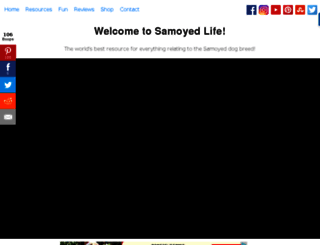 samoyedlife.com screenshot