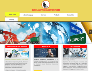sampadaoverseas.com screenshot