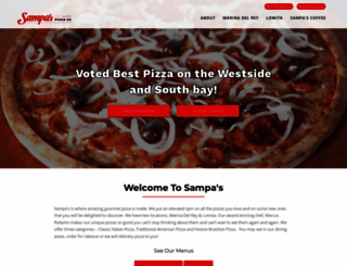 sampaspizza.com screenshot