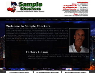 samplecheckers.com screenshot
